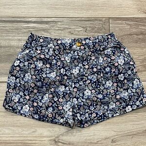 Cute Elastic Waist Floral Girls Shorts
